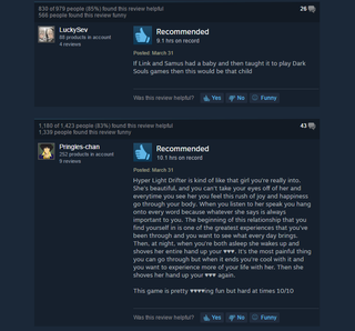 Illustration for article titled Hyper Light Drifter, As Told By Steam Reviews